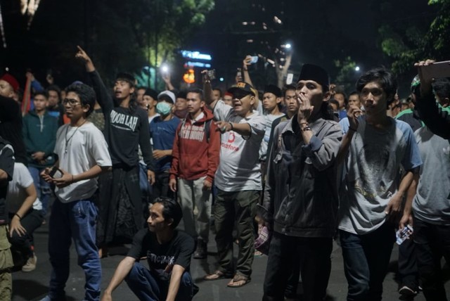 Massa dari arah tanah Abang kembali lakukan provokasi