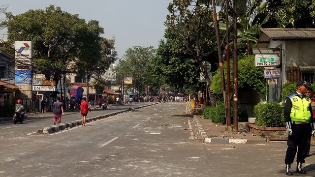 Suasana di depan RS Pelni. Foto: Maulana Ramadhan/kumparan