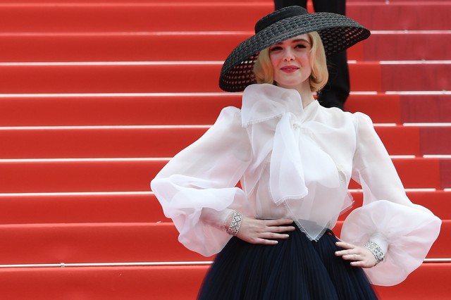 Elle Fanning di Festival Film Cannes 2019 Foto: AFP
