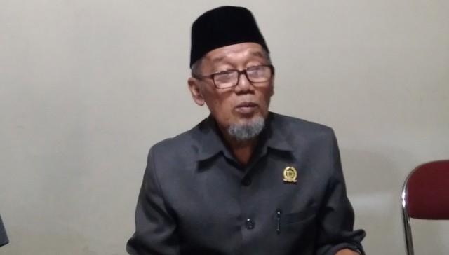 Sekretaris Majelis Ulama Indonesia (MUI) DIY, Ahmad Muhsin Kamaludiningrat, saat memberikan klarifikasi di Kantor MUI DIY, Rabu (22/5/2019). Foto: erl.