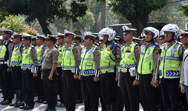 Ratusan polisi kawal pemakaman Ustaz Arifin Ilham. Foto: Dok. Polres Bogor