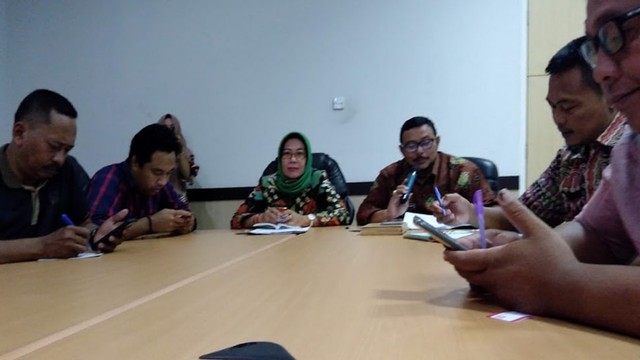 Diskusi Peningkatan Publikasi Branding Bojonegoro melalui Kemitraan dengan Media Online, di Co Creating Room, lantai 2 Gedung Pemkab Bojonegoro. Kamis (23/05/2019)