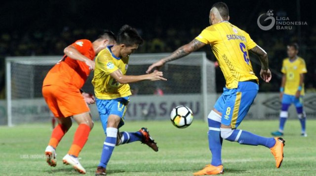 Barito Putera kala menghadapi Borneo FC. (Foto: Dok PT. LIB)