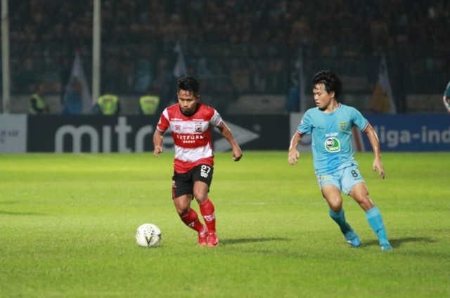Andik Vermansah versus Persela Lamongan di Liga 1 2019