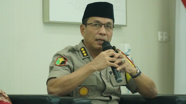 Kepala Bidang Dokter Kesehatan (Dokkes) Polda Jawa Barat, Komisaris Besar Arios Bismark. (Ananda Gabriel) 