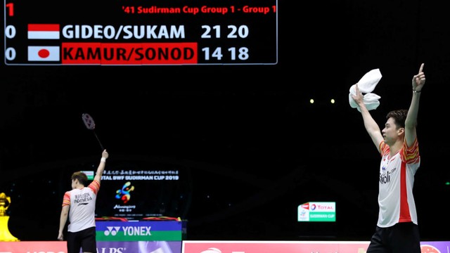 Marcus Fernaldi Gideon/Kevin Sanjaya Sukamuljo, Piala Sudirman 2019