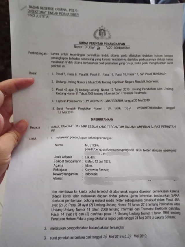 Contoh Surat Penangkapan Polisi Pdf : 2 - Bakaran Baru