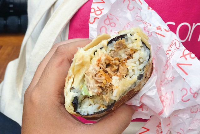 Cakalang burrito.