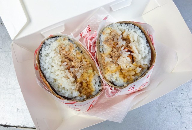 Cakalang burrito.