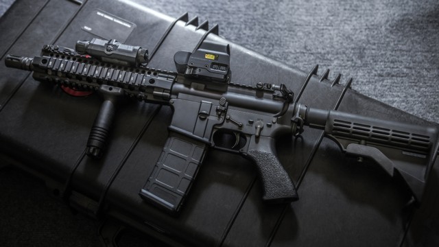 Ilustrasi senjata M4. Foto: Shutter Stock