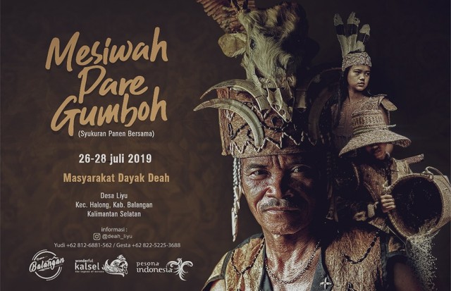 Mesiweh Pare Gumboh, Syukuran Panen Bersama Masyarakat Adat Dayak Deah