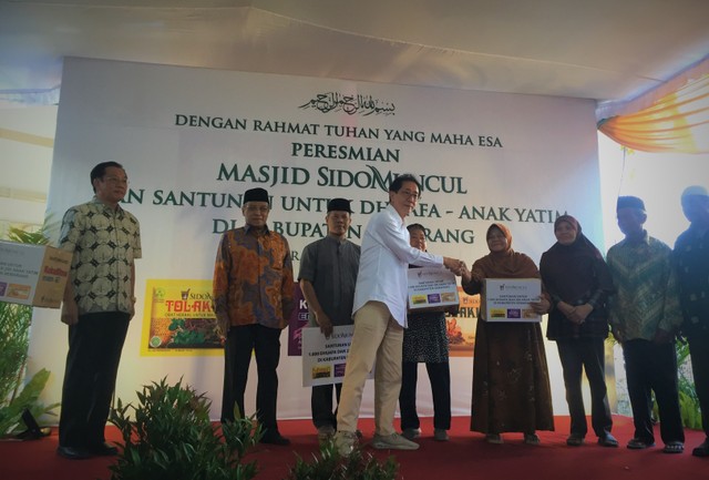 com-Sido Muncul Resmikan Masjid dan Santuni 1.200 Yatim-Duafa di Kabupaten Semarang Foto: Maharani Sagita/kumparan