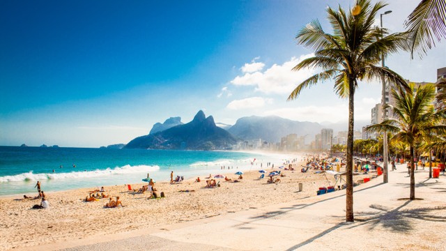 Pantai di Rio de Janeiro, Brasil Foto: Shutter Stock