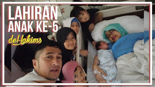 Irfan Hakim dan istri dikaruniai anak kelima Foto: Instagram @irfanhakim75