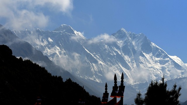 Suasana di Gunung Everest Foto: AFP/PRAKASH MATHEMA