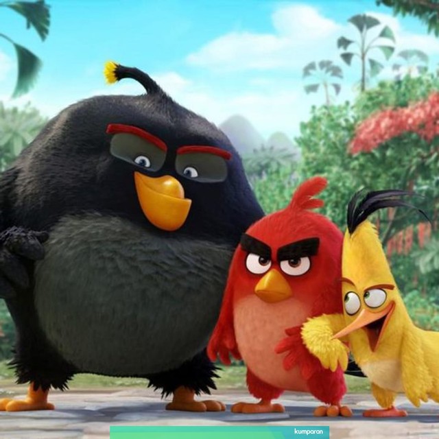 Adegan dalam film 'Angry Birds Movie' Foto: IMDb