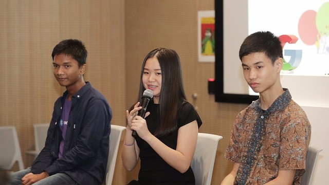 Perwakilan Indonesia untuk Google Science Fair dan Google Code-In Dok. Google Indonesia