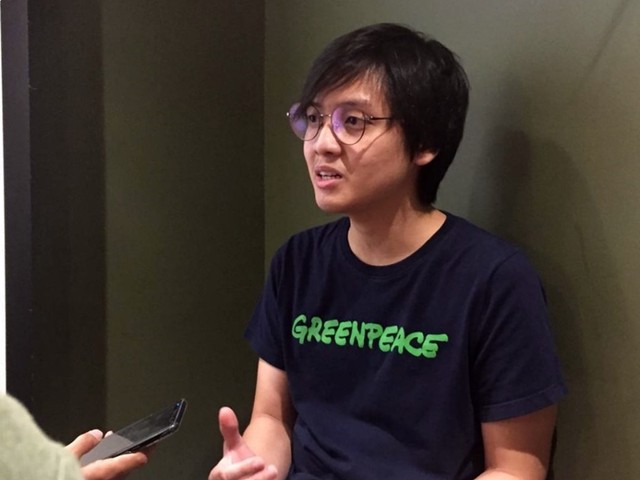 Jurukampanye Urban Greenpeace Indonesia Muharram Atha Rasyadi