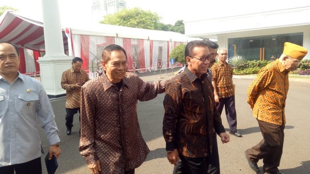 Dipimpin Wiranto, Para Purnawirawan TNI sambangi Istana Bertemu Jokowi