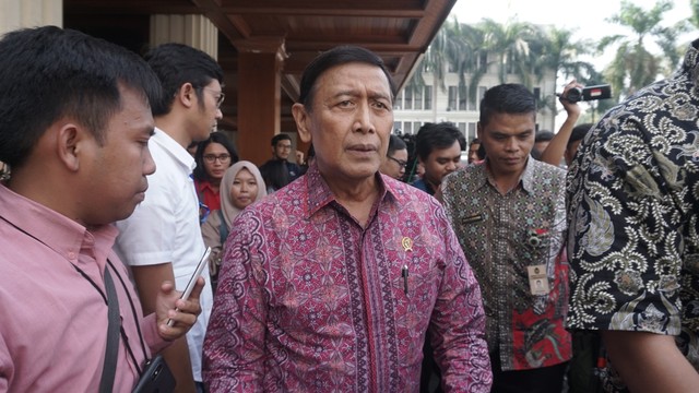 Wiranto di Kementerian Koordinator Bidang Politik, Hukum, dan Keamanan Republik Indonesia, Jakarta, Jumat (31/5/2019). Foto: Irfan Adi Saputra/kumparan