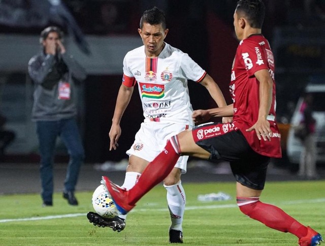 Jalannya laga Bali United versus Persija Jakarta. Foto: Dok. Persija