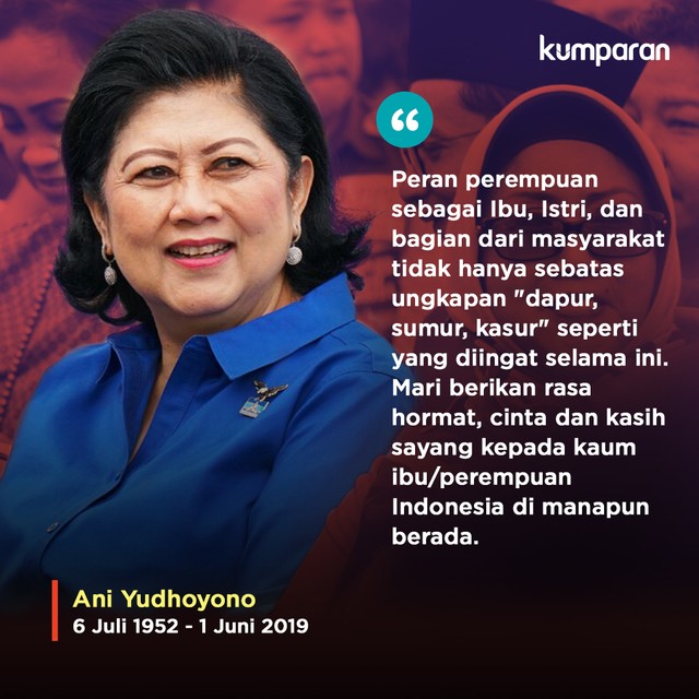 Krispi: Quote Ibu Ani Yudhoyono. Foto: Nunki Lasmaria Pangaribuan/kumparan
