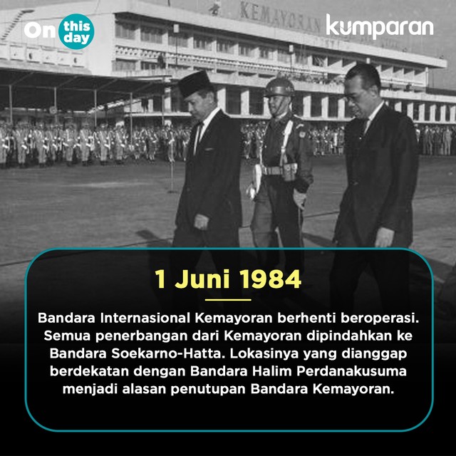 Bandara Internasional Kemayoran berhenti beroperasi. Foto: Nunki Lasmaria Pangaribuan/kumparan