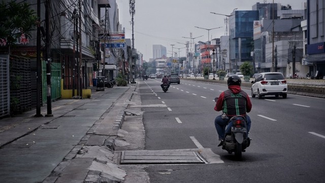 Lalu Lintas Jakarta Mulai Lengang