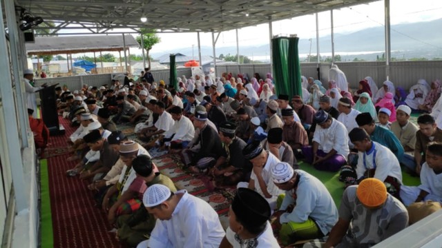 Potret Penyintas Gempa Bumi dan Likuefaksi di Palu saat Lebaran (519693)