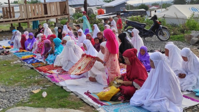 Potret Penyintas Gempa Bumi dan Likuefaksi di Palu saat Lebaran (519694)