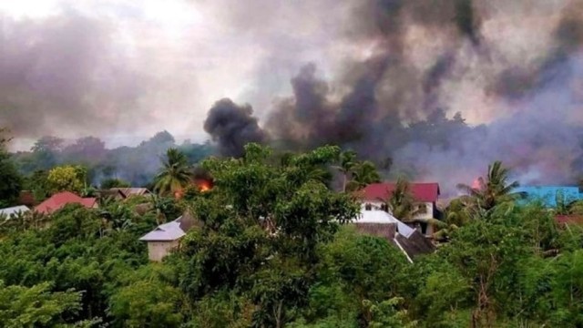 Puluhan rumah terbakar, Kerusuhan di Buton, Sulawesi Tenggara