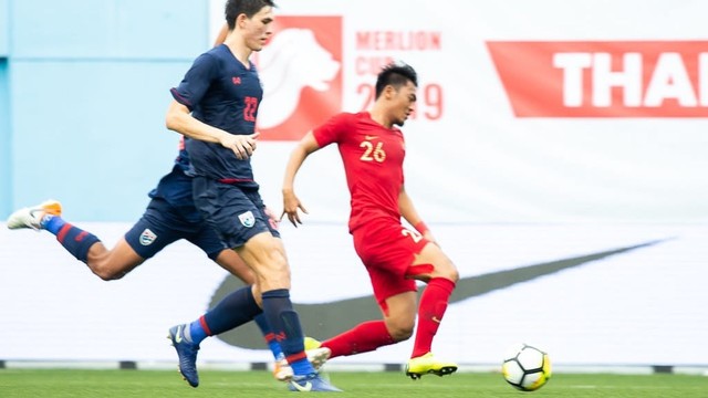 Timnas U-23 vs Thailand di Merlion Cup 2019