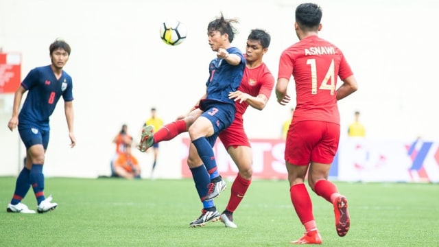 Timnas U-23 vs Thailand di Merlion Cup 2019. Foto: Dok. PSSI