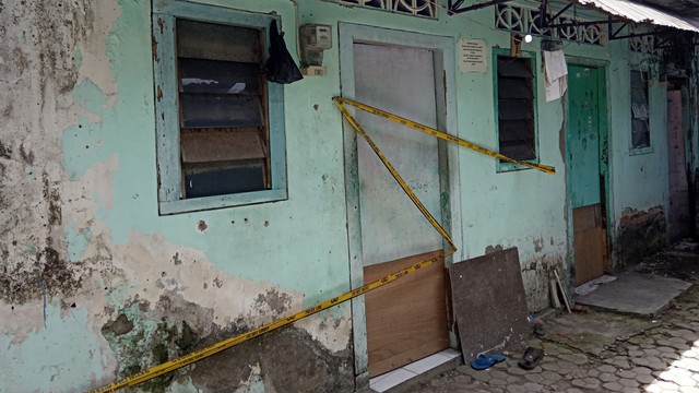 Lokasi kejadian pasangan suami istri meninggal dunia di kos Kupang Gunung Timur