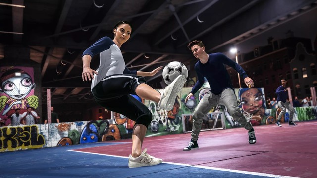 Mode sepak bola jalanan di FIFA 20. Foto: EA