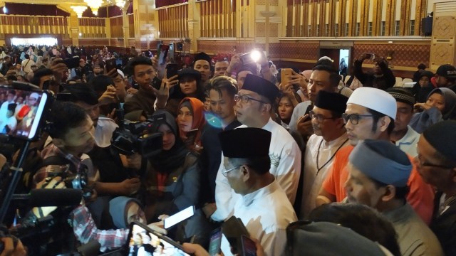 Gubernur Jawa Barat, Ridwan Kamil di Masjid Al-Safar. Foto: Rachmadi Rasyad/kumparan