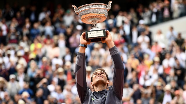 Rafael Nadal juara Roland Garros 2019. Foto: Martin BUREAU / AFP