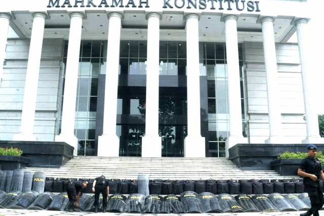Suasana Pengamanan di Mahkamah Konstitusi