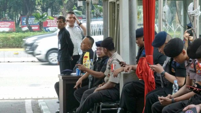 Suasana Pengamanan di Mahkamah Konstitusi