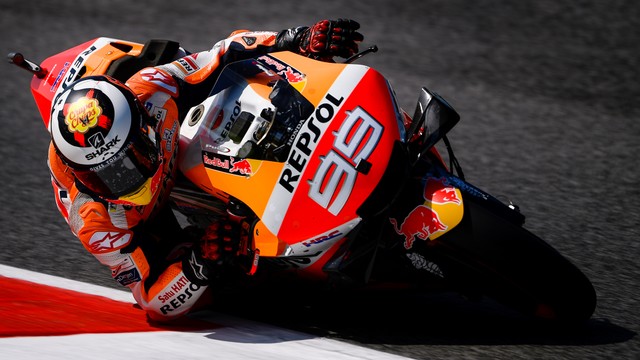 Jorge Lorenzo di Sirkuit Mugello. Foto: Filippo MONTEFORTE / AFP