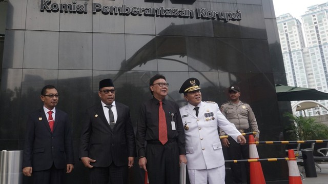Mendagri beserta Gubernur dan Wakil Gubernur Lampung sambangi KPK