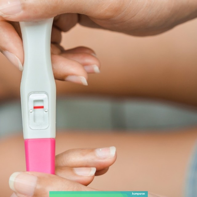 Tes pack atau tes kehamilan negatif. Foto: Shutterstock