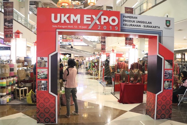 Gate UKM Expo 2019 yang berlangsung dari tanggal 12-15 Juni 2019 di Atrium Solo Paragon Mall, Solo. (Fernando Fitusia)
