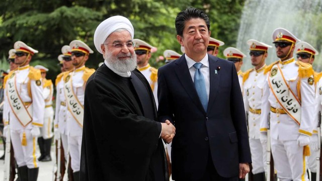 Pertemuan PM Jepang dan Presiden Iran