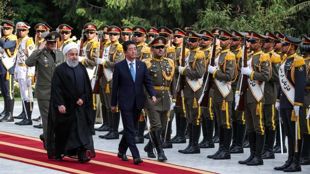 Pertemuan PM Jepang dan Presiden Iran