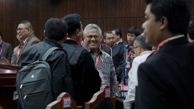 Mahkamah Konstitusi, Suasana Sidang Perdana PHPU Pilpres 2019