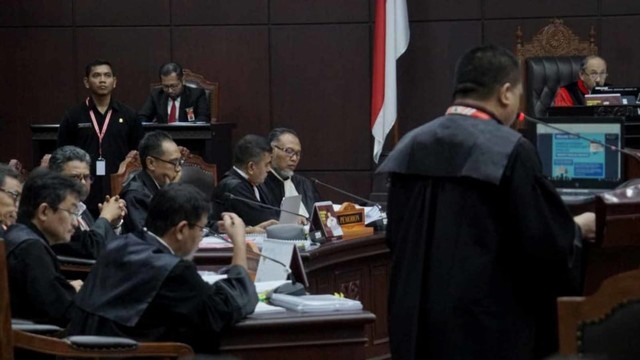 Mahkamah Konstitusi, Suasana Sidang Perdana PHPU Pilpres 2019