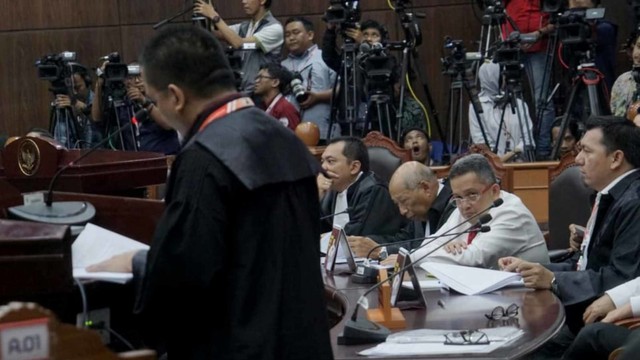 Mahkamah Konstitusi, Suasana Sidang Perdana PHPU Pilpres 2019