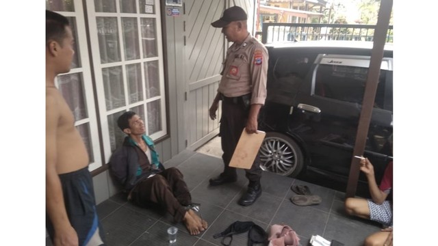 Muliadi, pencuri delapan bra wanita yang ditangkap di Jalan Batu Benawa, Kecamatan Banjarmasin Tengah pada Sabtu, 15 Mei 2019. Foto: Istimewa