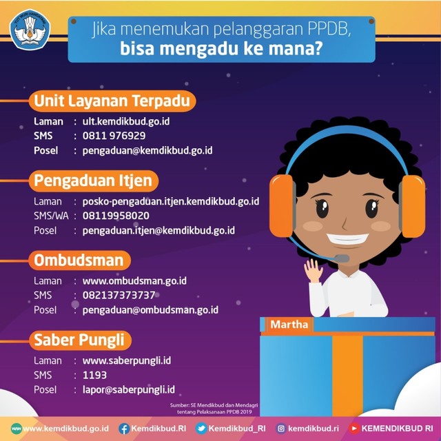 com-Layanan pengaduan PPDB Kemendikbud